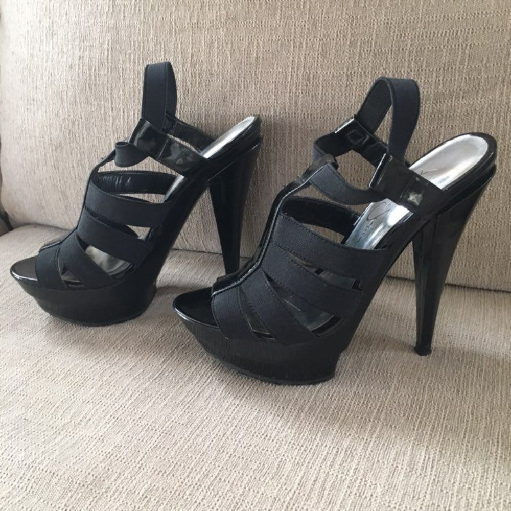 Jessica Simpson Black Heels